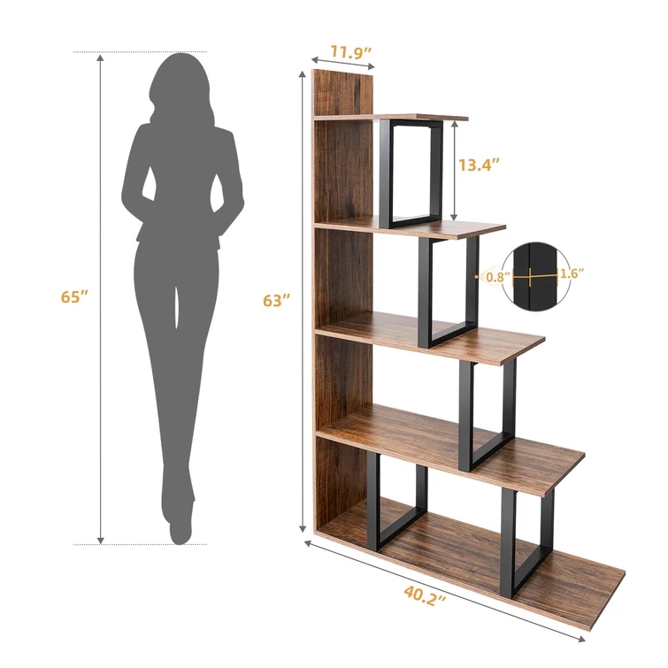 Sorren+63%22H+x+40%22W+Freestanding+Ladder+Etagere+Bookcase.webp (15)