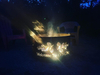 Outdoor Wood Burning Metal Fire Pit 