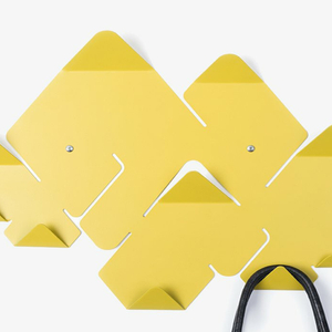 Modern Fashionable Yellow Wall Bracket Hook Cloud Hanger
