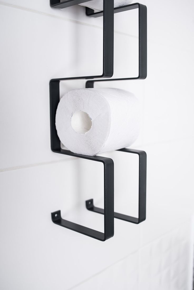 Metal Wall Mounted Metal Holder for Toilet Paper Rolls