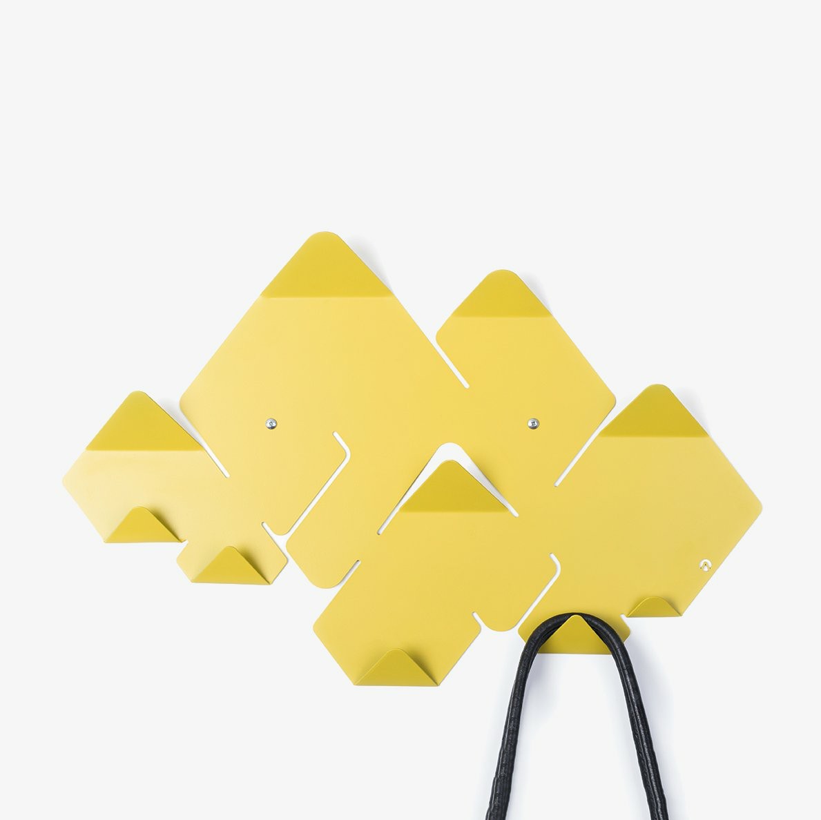 Modern Fashionable Yellow Wall Bracket Hook Cloud Hanger