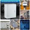 Outdoor IP65 IP Wall/Pole Mounted Industrial One-Piece Ventilation Steel Electric Box Metal Enclosure