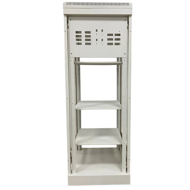 Custom sheet metal fabrication white power control metal cabinet