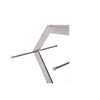 Mirror Stainless Steel Acrylic Floor Standing Phone Accessories Metal Rack Clothing Underwear Sandals Display Stand