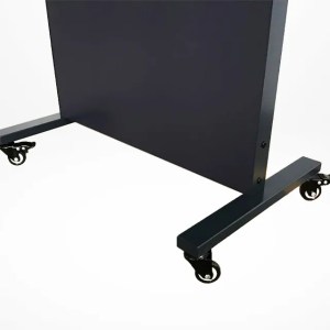  Freestanding Black Metal Curtain Display Unit