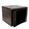 19 Inch Wall Mount Network Cabinet with Glass Door Double Section