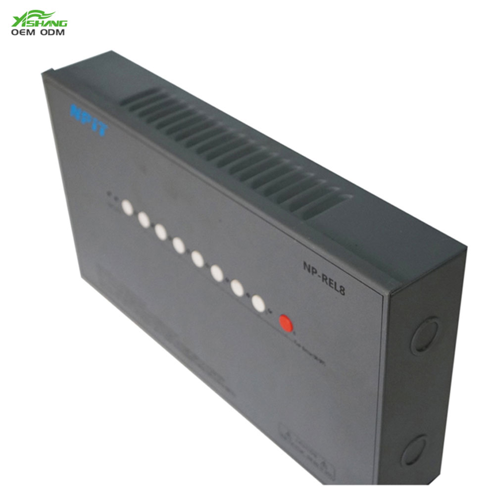 Electronic metal box control box for server equipment 