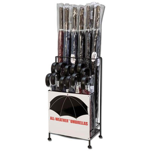  Hot Selling Shop Decoration Metal Umbrella Counter Displays Rack