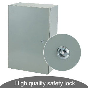 IP65 Weatherproof Large Equipment Metal Enclosure With Mounting Plate And Wall Bracket