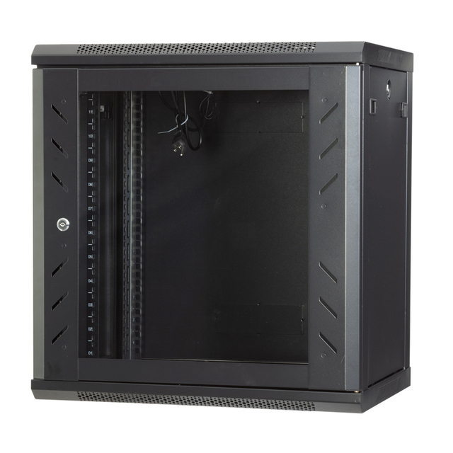 Double Section 19 Inch SPCC Wall Mount Med Network Rack Cabinet