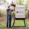 Outdoor 600 Pound Stand & Fill Corn Feeder (no cage)