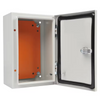 IP65 Weatherproof Large Equipment Metal Enclosure With Mounting Plate And Wall Bracket