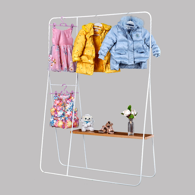 Custom Floor Clothing Display Stand For supermarket racks