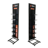 Retail Electronic Product Metal Pegboard Hook Floor Display Rack
