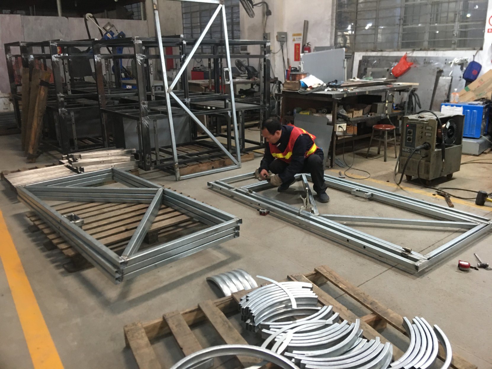 Aluminum Sheet Metal Frames Welding Fabrication