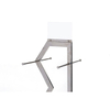 Mirror Stainless Steel Acrylic Floor Standing Phone Accessories Metal Rack Clothing Underwear Sandals Display Stand